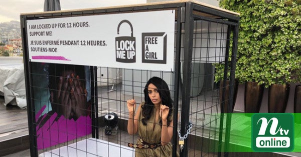 Mallika Sherawat Locks Herself In A Cage For A Cause Ntv Online